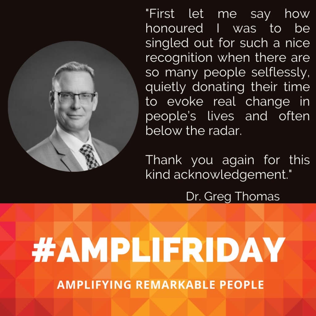AmpliFriday - Dr. Greg Thomas