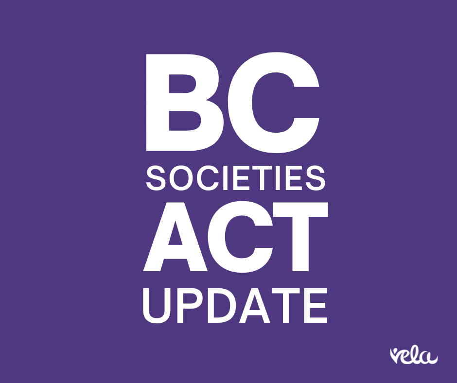 BC Societies Act Update