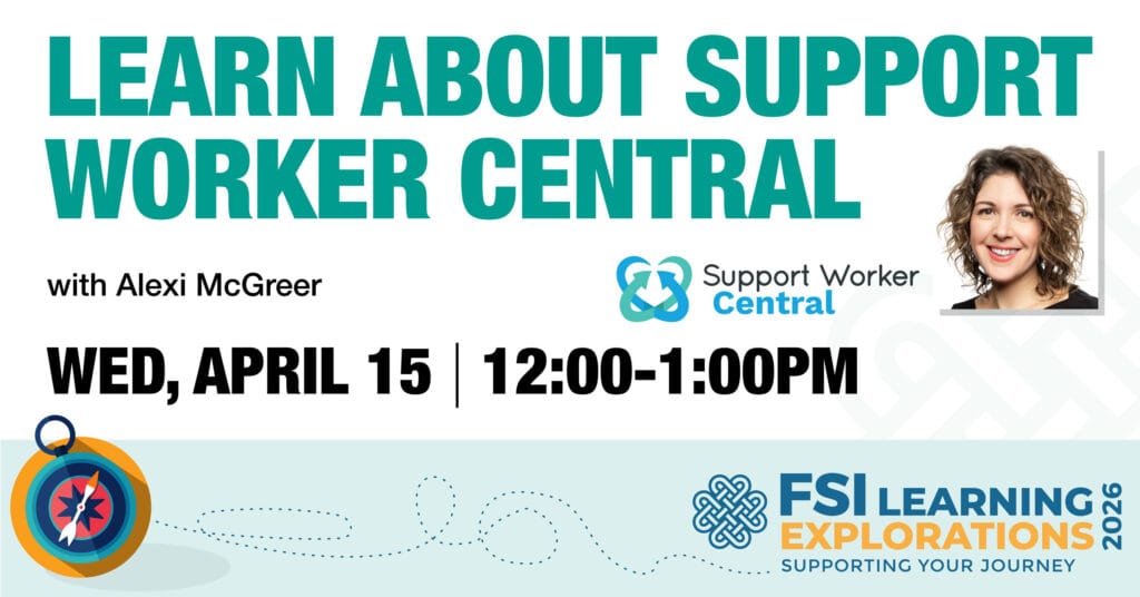 Learn about Support Worker Central Info Session poster