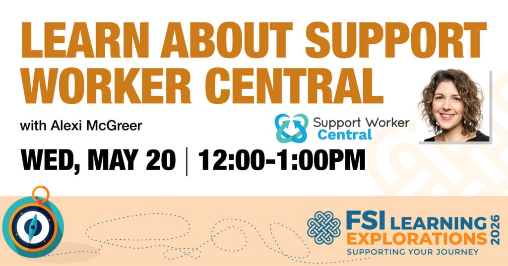 Learn about Support Worker Central event graphic